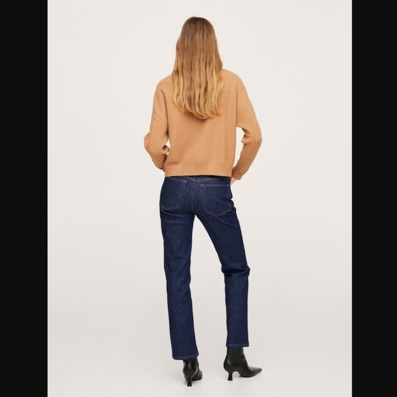 Mango - Straight Jeans - Dark Blue Sz 10 - NEW w/ tag OFFERS WELCOME - Picture 2 of 7